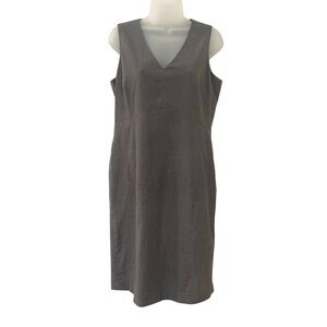 Ann Taylor Sleeveless V-neck Sheath Dress